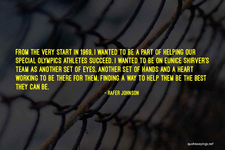 Help Others Succeed Quotes By Rafer Johnson