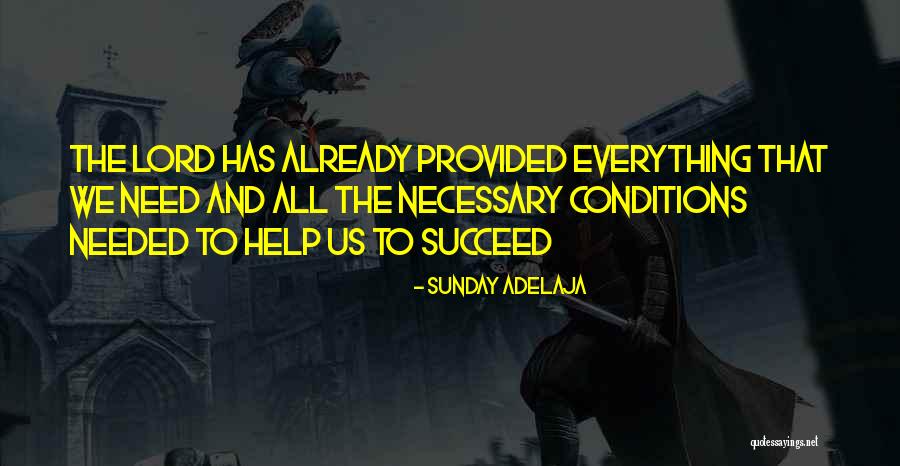 Help Others Succeed Quotes By Sunday Adelaja