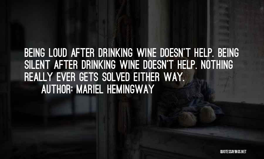 Help With Addiction Quotes By Mariel Hemingway