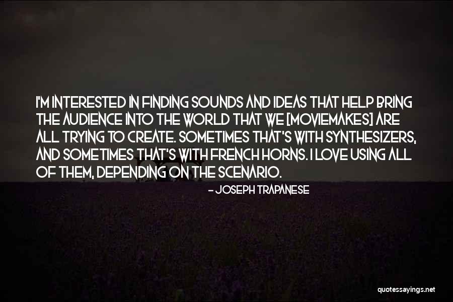 Help With Love Quotes By Joseph Trapanese