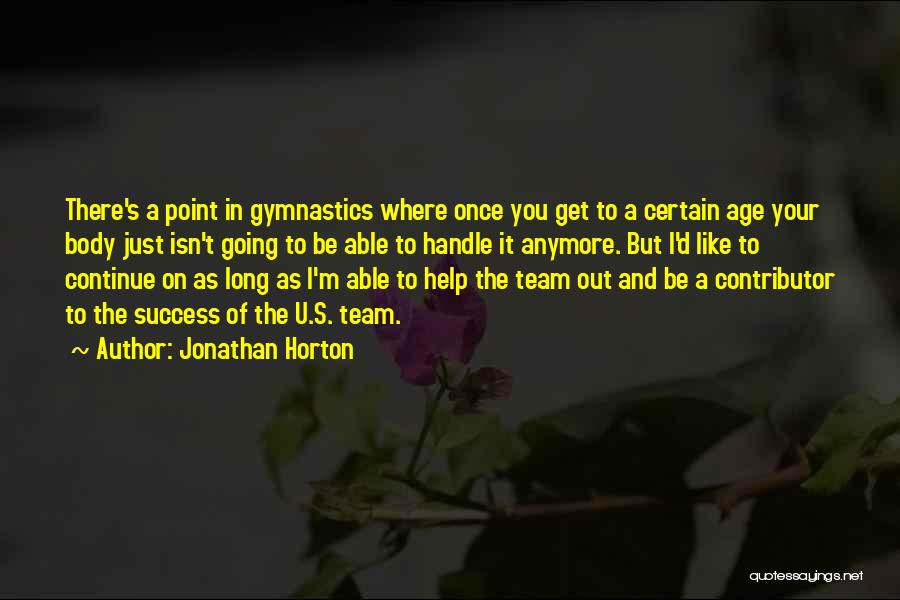 Help Your Team Quotes By Jonathan Horton