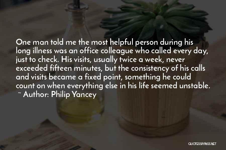 Helpful Man Quotes By Philip Yancey