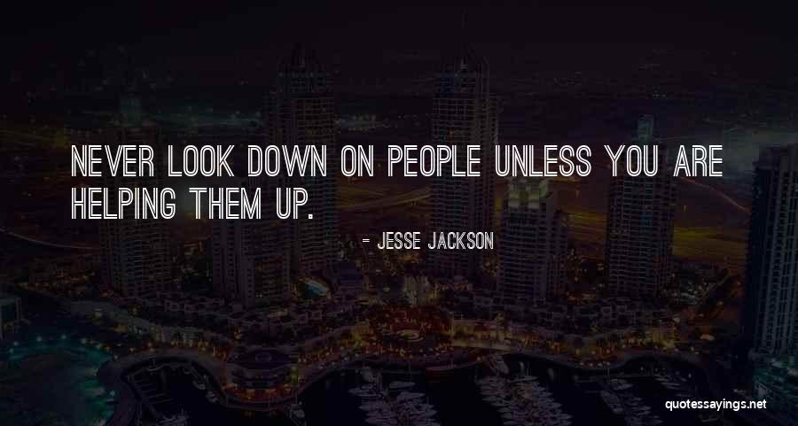 Helping Each Others Quotes By Jesse Jackson