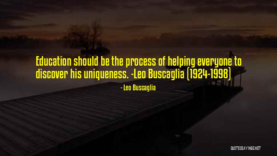 Helping Each Others Quotes By Leo Buscaglia