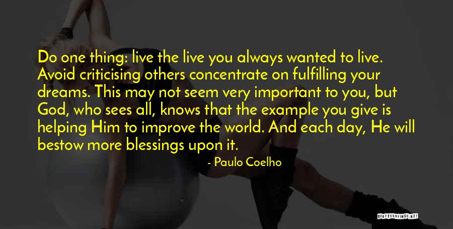 Helping Each Others Quotes By Paulo Coelho