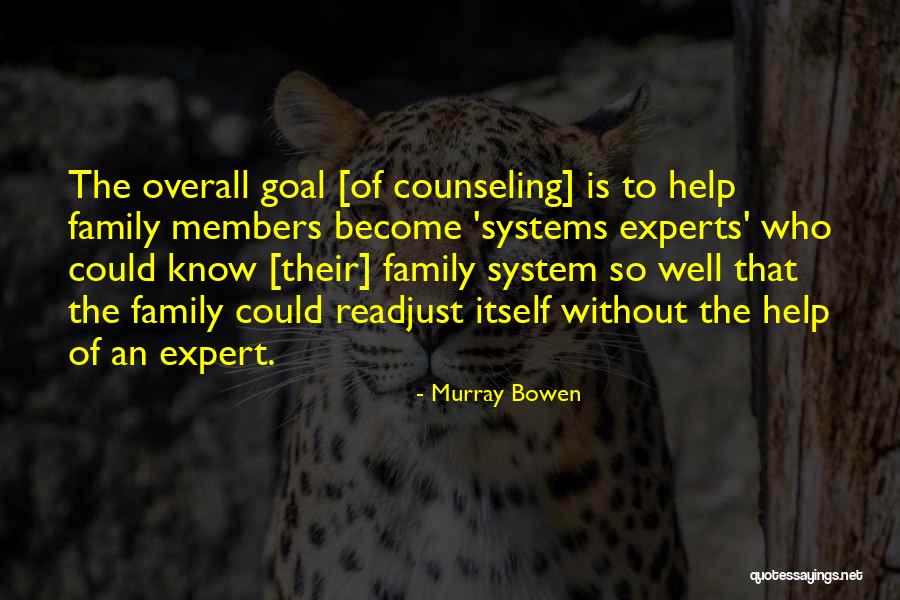 Helping Family Members Quotes By Murray Bowen