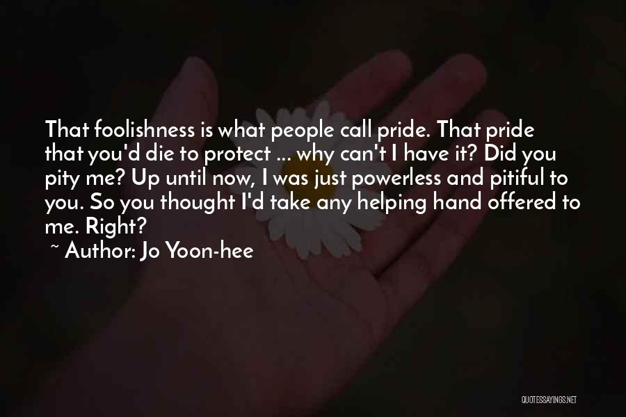 Helping Hand Quotes By Jo Yoon-hee