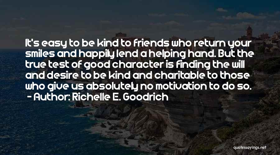 Helping Hand Quotes By Richelle E. Goodrich