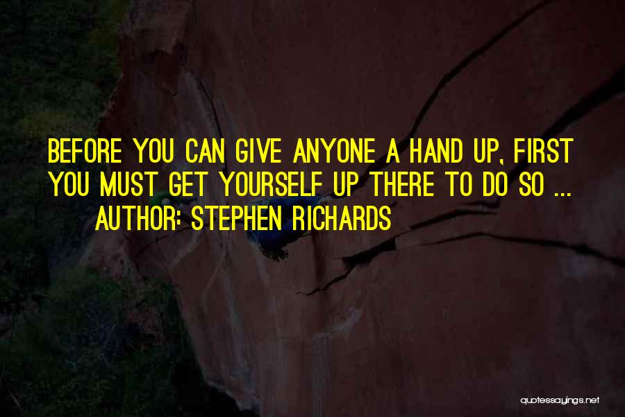 Helping Hand Quotes By Stephen Richards