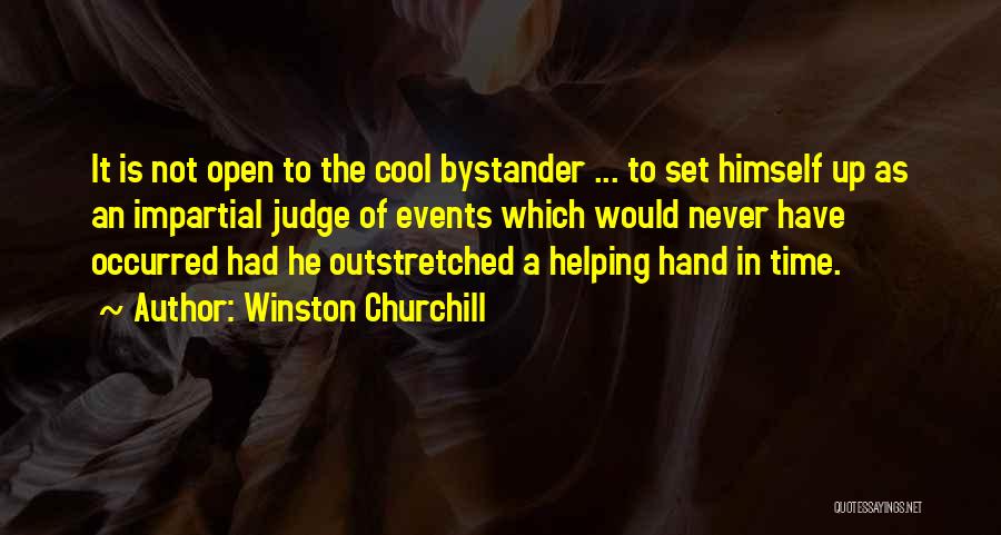 Helping Hand Quotes By Winston Churchill