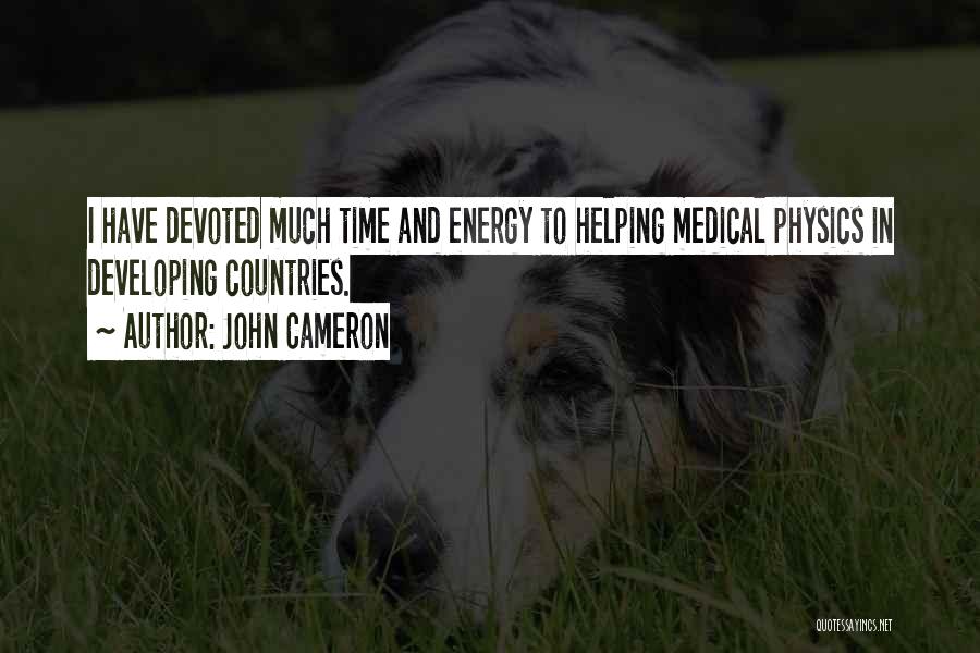 Helping Other Countries Quotes By John Cameron