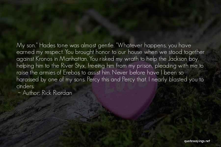 Helping Others Before Yourself Quotes By Rick Riordan