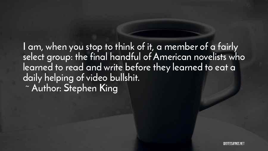 Helping Others Before Yourself Quotes By Stephen King