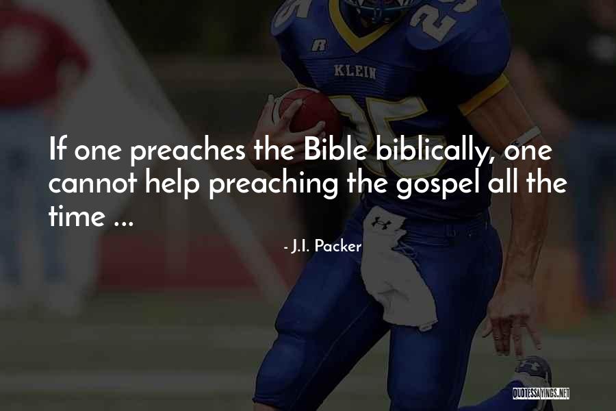 Helping Others Bible Quotes By J.I. Packer