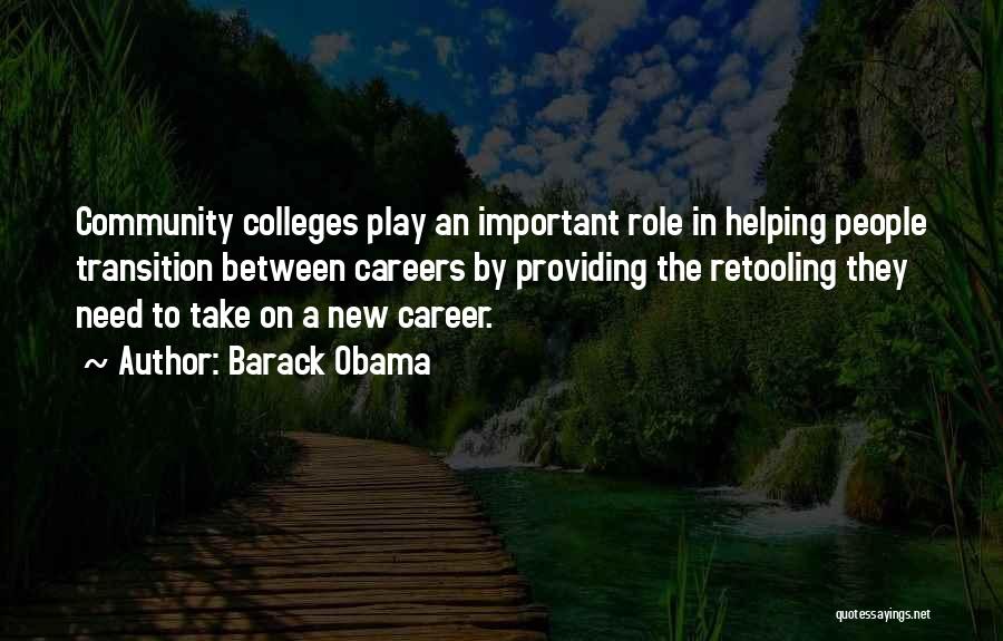 Helping Others Community Quotes By Barack Obama