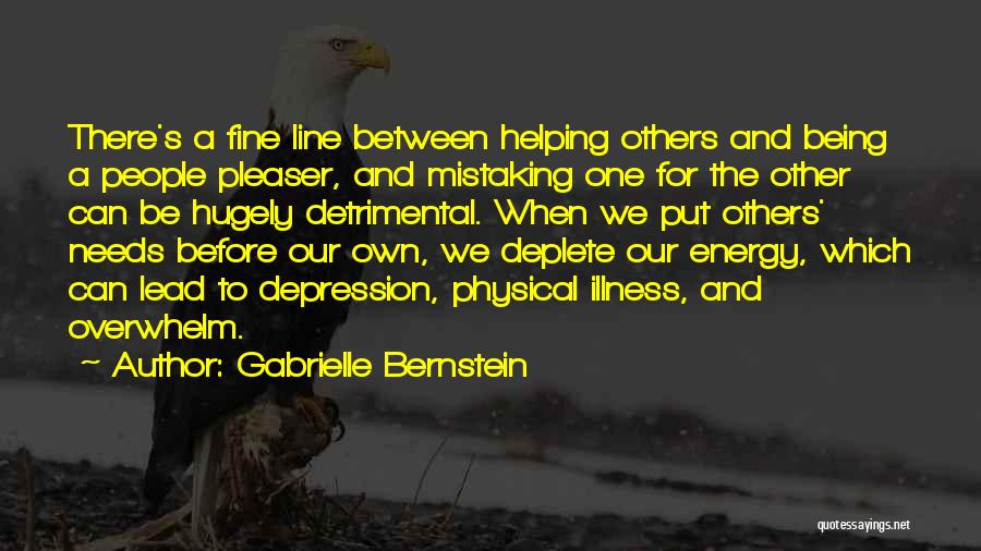 Helping Others With Depression Quotes By Gabrielle Bernstein