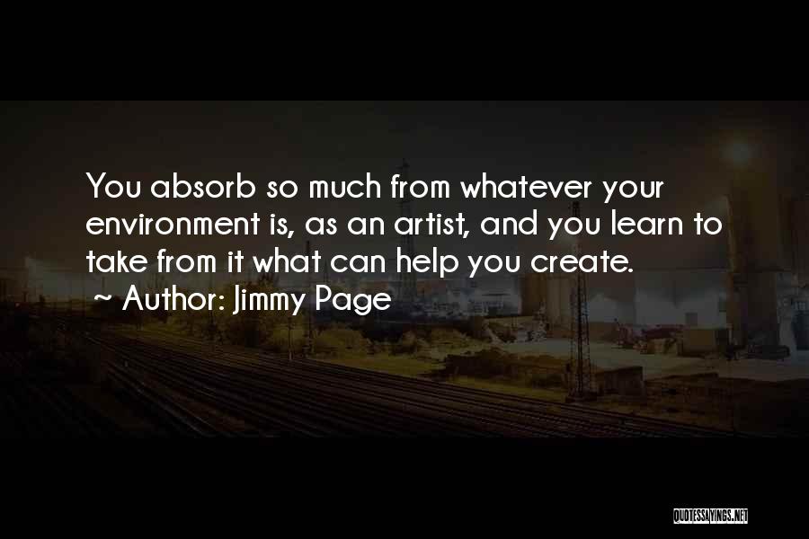 Helping Our Environment Quotes By Jimmy Page