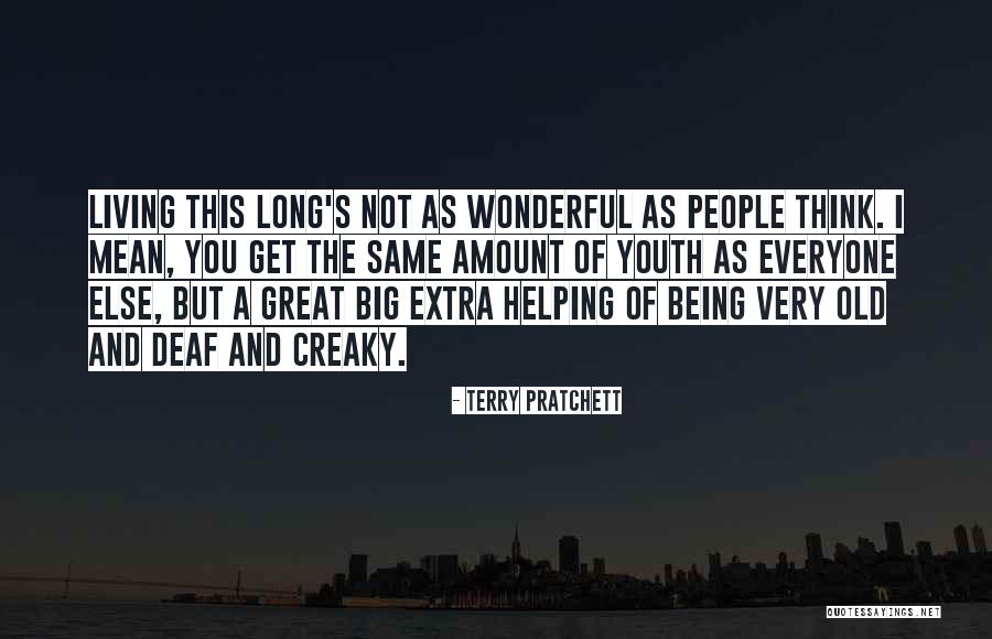 Helping Our Youth Quotes By Terry Pratchett