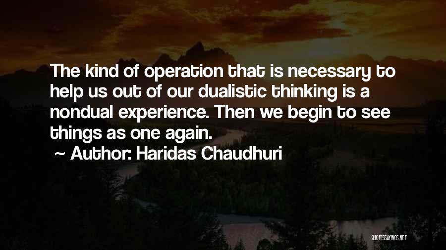 Helping Out Quotes By Haridas Chaudhuri