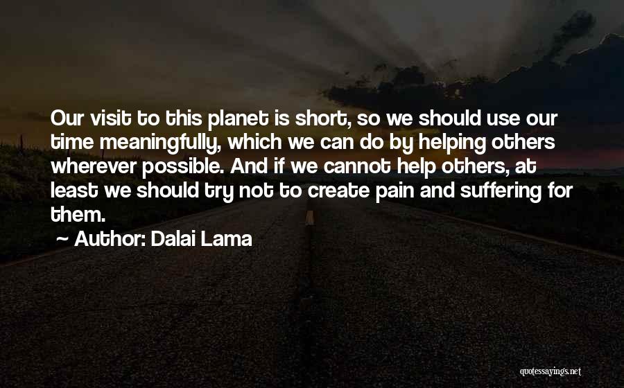 Helping Someone In Pain Quotes By Dalai Lama