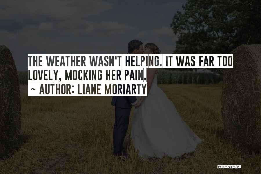 Helping Someone In Pain Quotes By Liane Moriarty