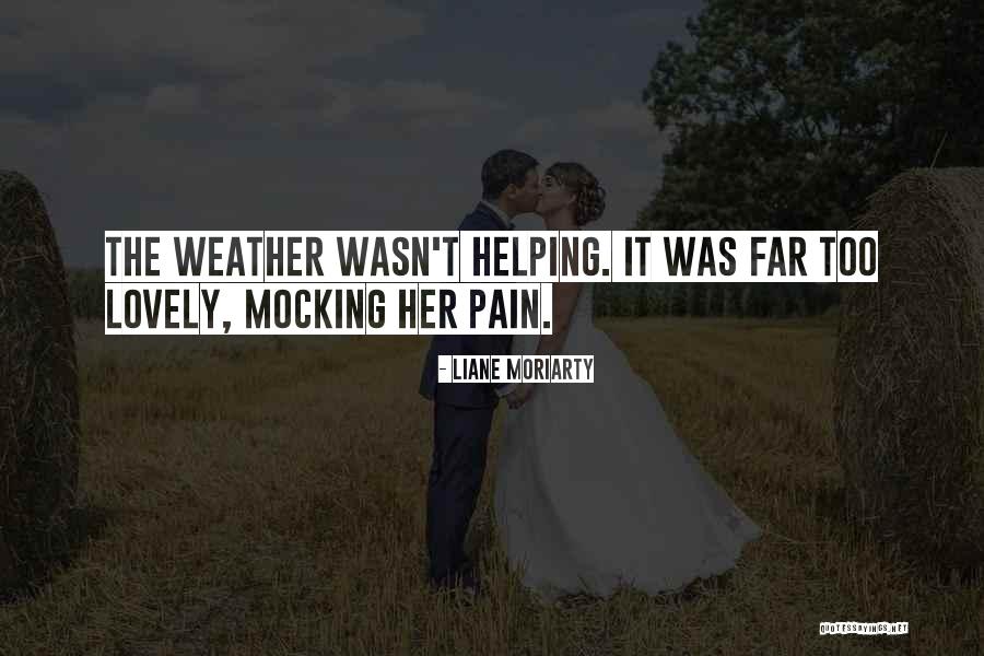 Helping Someone In Pain Quotes By Liane Moriarty Helping Someone In Pain Quotes By Liane Moriarty