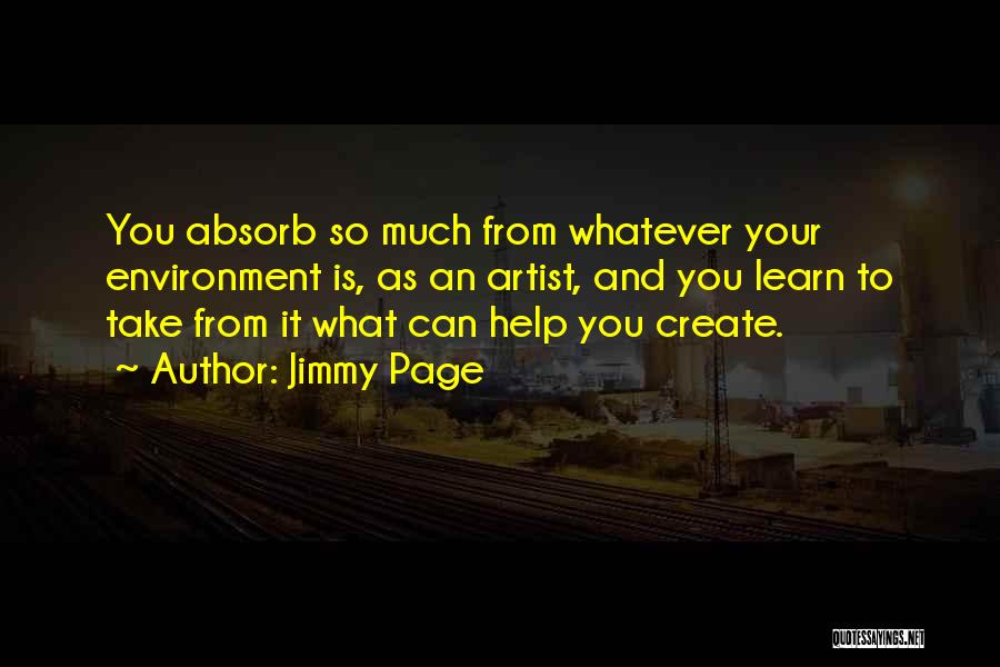 Helping The Environment Quotes By Jimmy Page