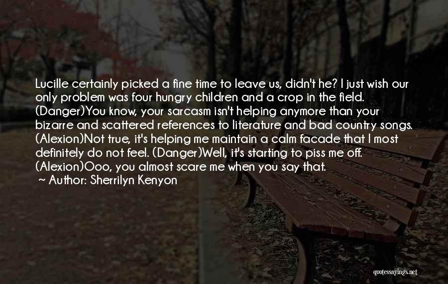 Helping The Hungry Quotes By Sherrilyn Kenyon