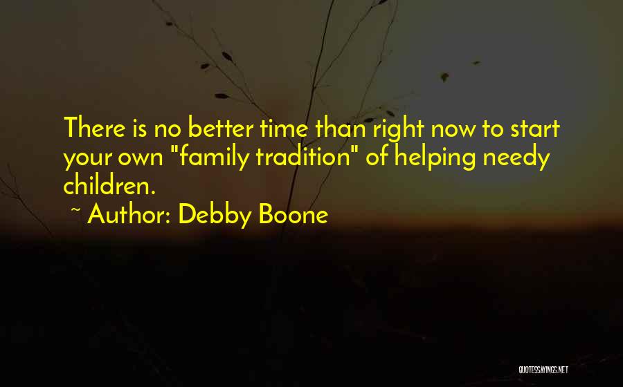 Helping The Needy Quotes By Debby Boone