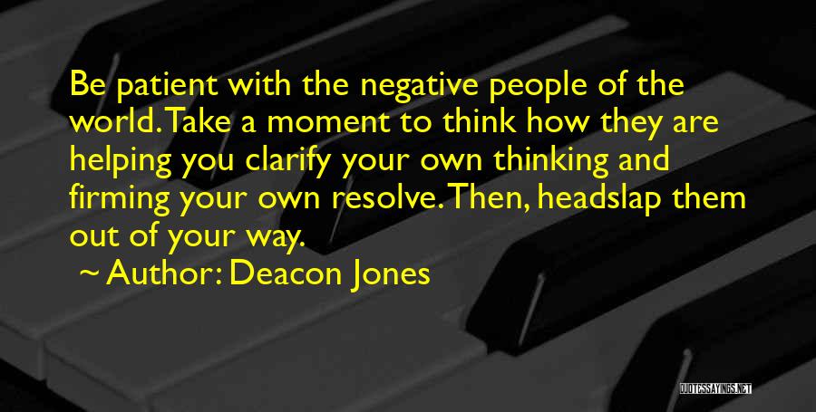 Helping The World Quotes By Deacon Jones