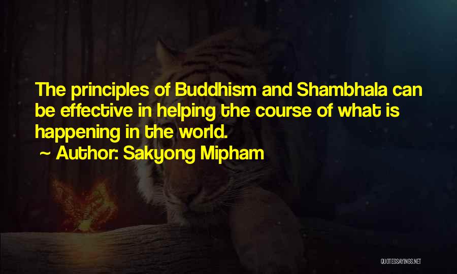 Helping The World Quotes By Sakyong Mipham