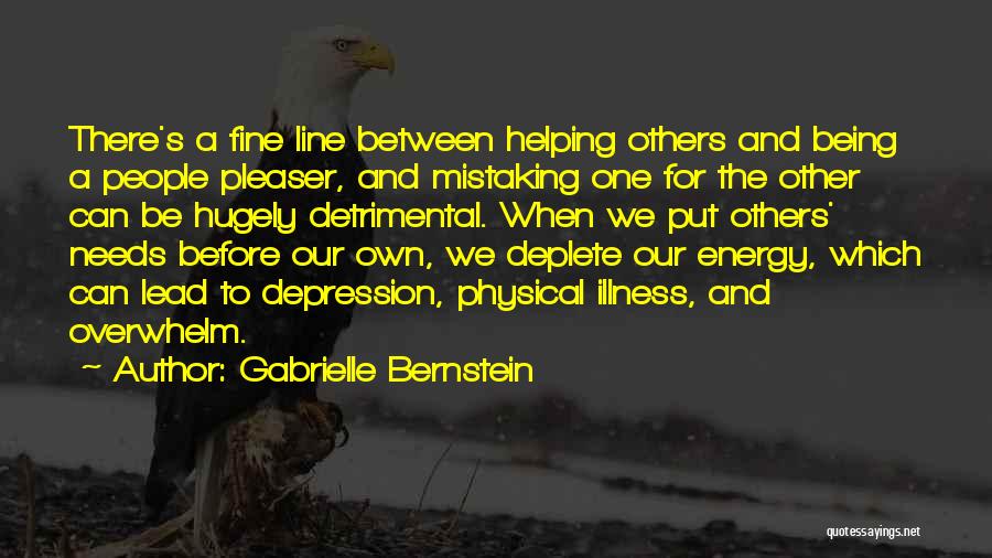 Helping With Depression Quotes By Gabrielle Bernstein