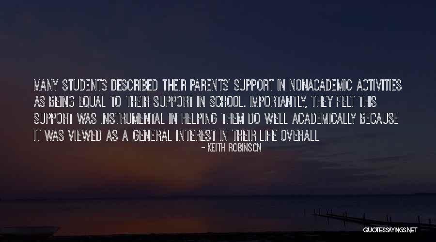 Helping Your Parents Quotes By Keith Robinson