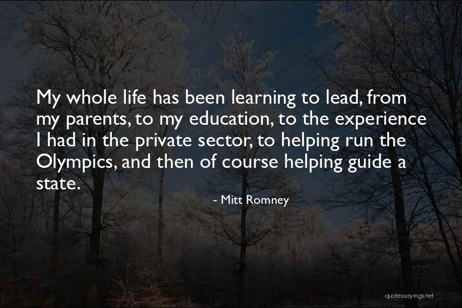 Helping Your Parents Quotes By Mitt Romney