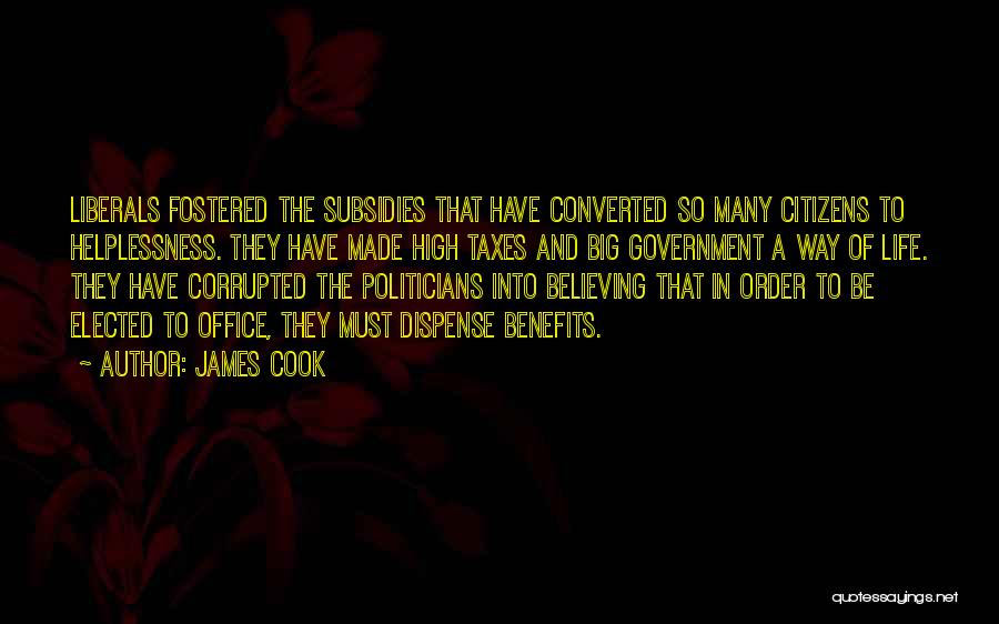 Helplessness Quotes By James Cook