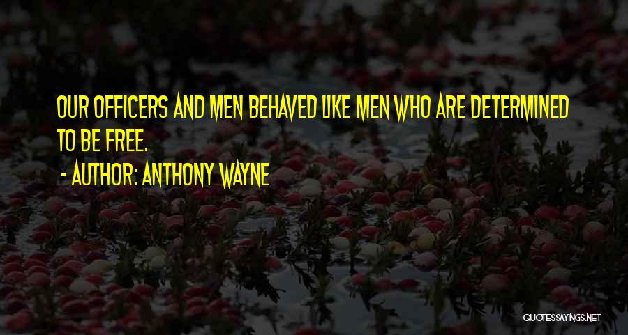 Hemden Quotes By Anthony Wayne