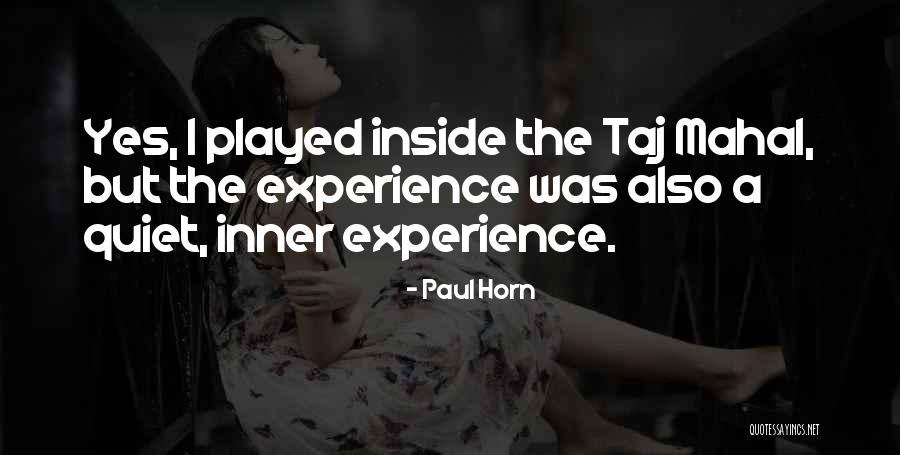 Hemmatian Quotes By Paul Horn Hemmatian Quotes By Paul Horn