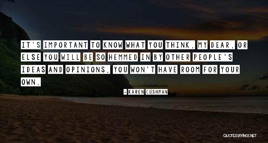 Hemmed Quotes By Karen Cushman Hemmed Quotes By Karen Cushman
