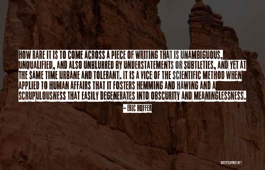 Hemming Quotes By Eric Hoffer Hemming Quotes By Eric Hoffer