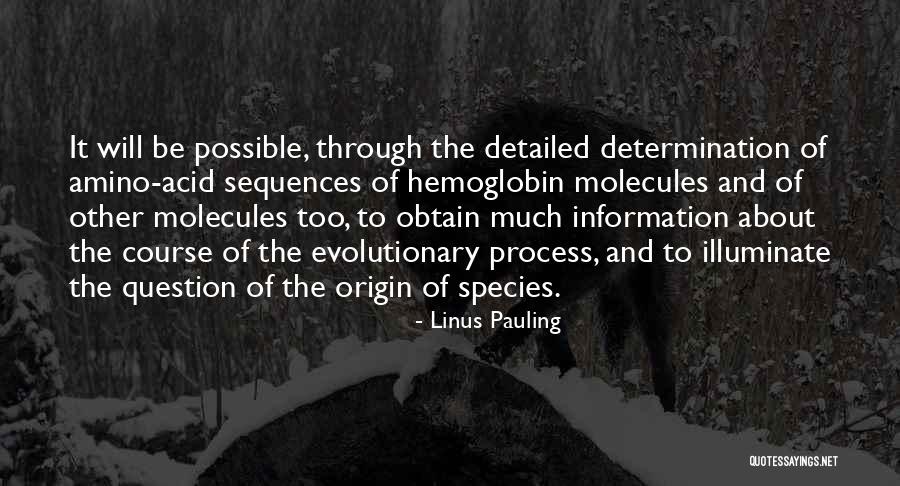 Hemoglobin Quotes By Linus Pauling