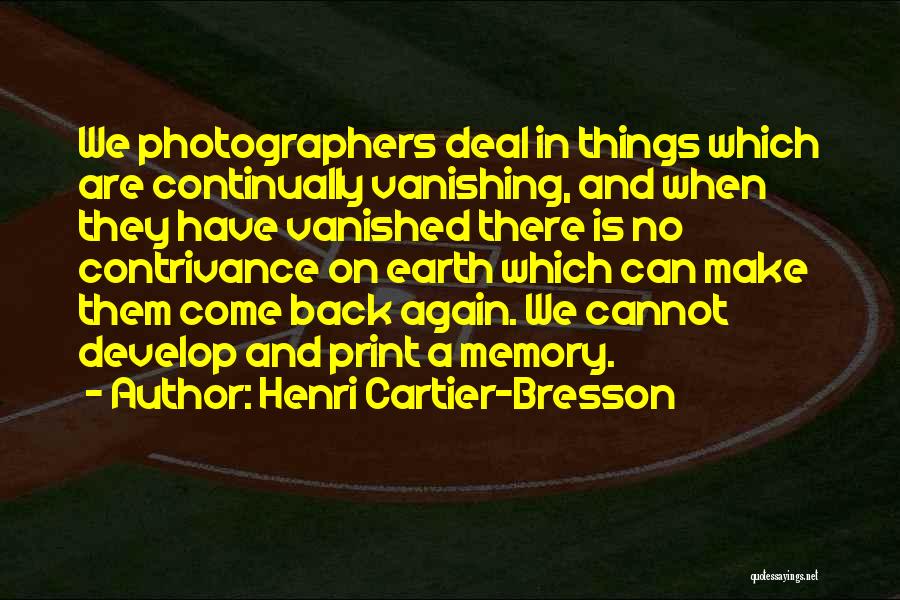 Henri Cartier-Bresson Quotes 991526