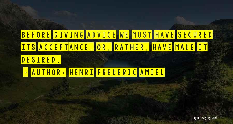 Henri Frederic Amiel Quotes 393199