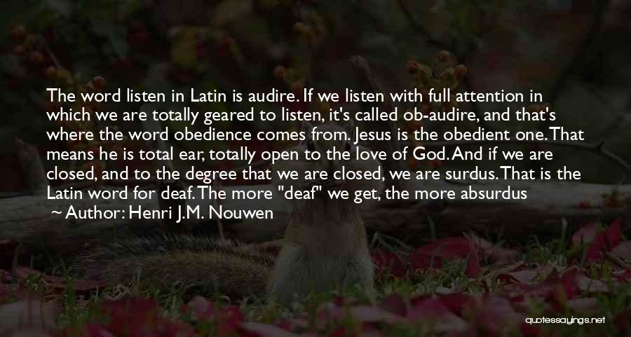 Henri J.M. Nouwen Quotes 148099
