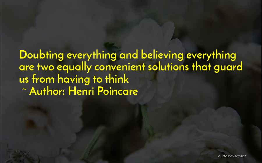 Henri Poincare Quotes 1185353