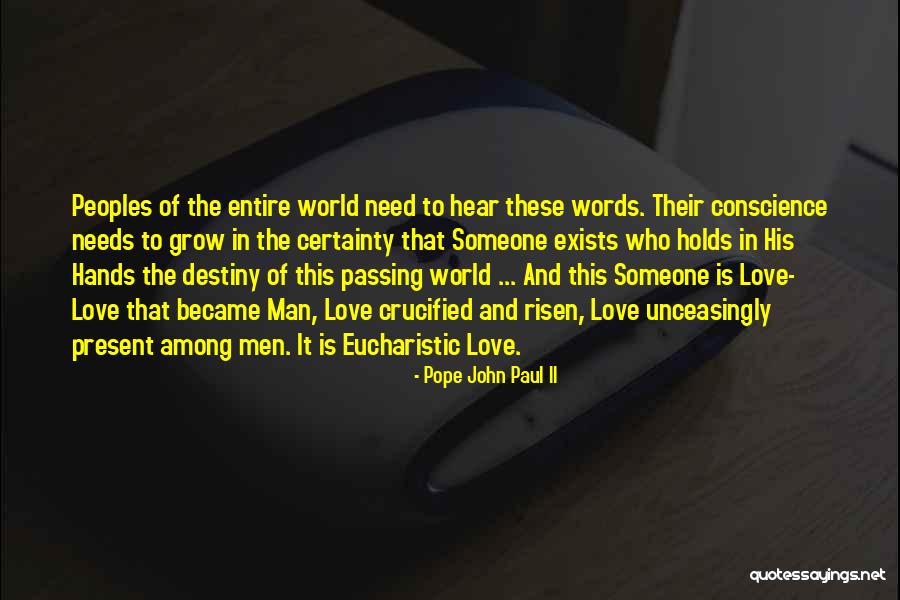 Henrion Tournai Quotes By Pope John Paul II Henrion Tournai Quotes By Pope John Paul II