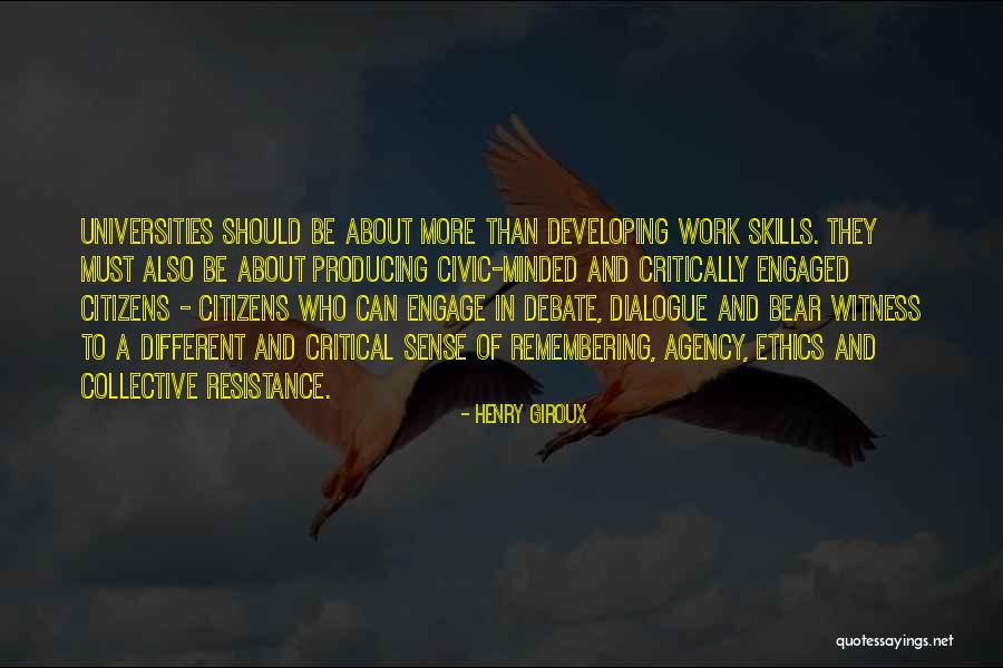 Henry Critical Quotes By Henry Giroux