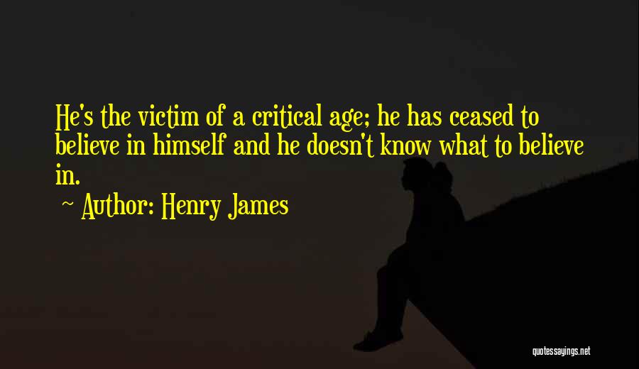 Henry Critical Quotes By Henry James