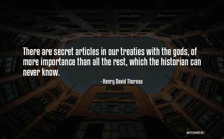 Henry David Thoreau History Quotes By Henry David Thoreau