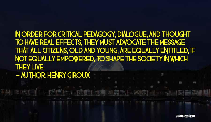 Henry Giroux Quotes 214707