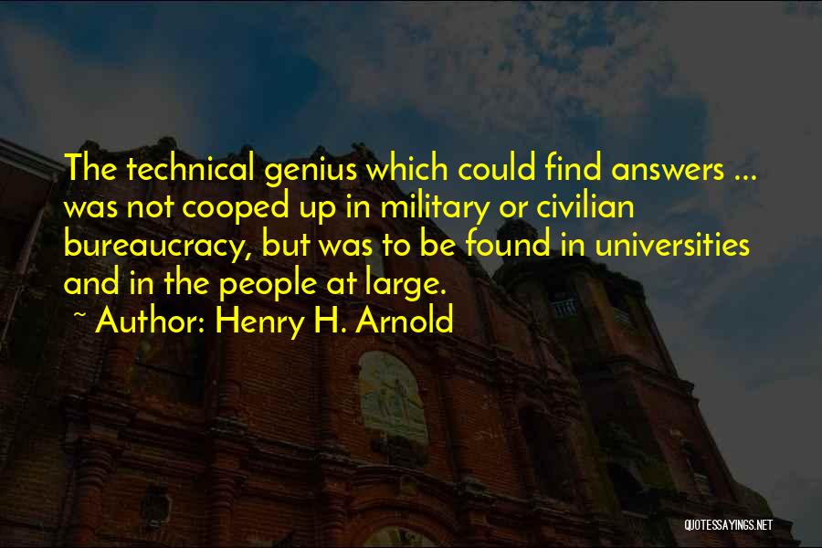 Henry H. Arnold Quotes 530777